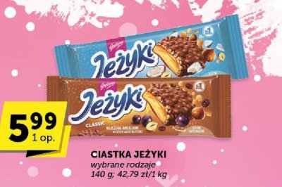 Ciastka Jeżyki wybrane rodzaje promocja w ABC