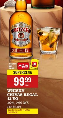 Whiskey Chivas Regal 12 YO promocja