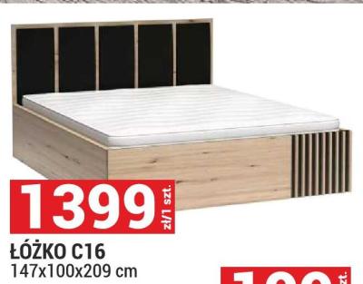Łóżko C16 147x100x209 cm promocja w Merkury Market