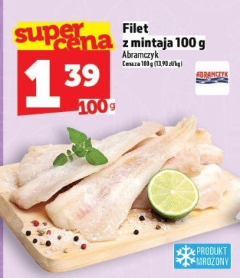 Filet z mintaja 100 g Abramczyk promocja w TOPAZ