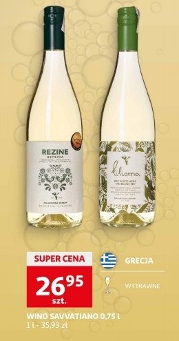 Wino Malamatina rezine retsina promocja