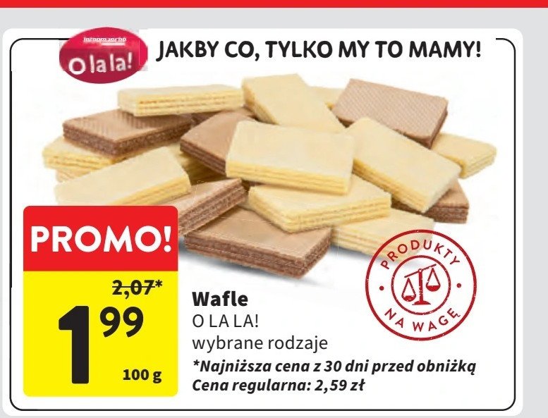 Wafelki O la la! promocja