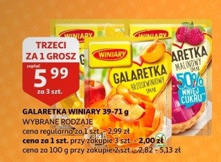 Galaretka brzoskwiniowa Winiary galaretka promocja