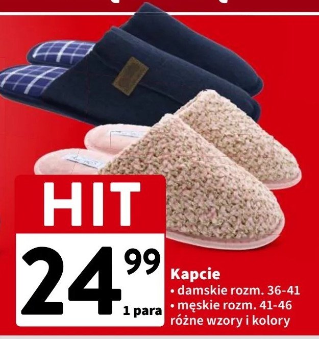 Kapcie męskie 41-46 promocja