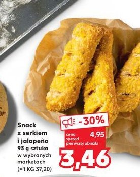 Snack z serkiem i jalapeno promocja
