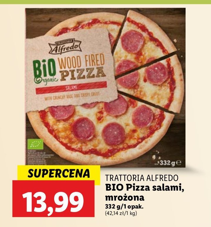 Pizza z salami Trattoria alfredo promocja