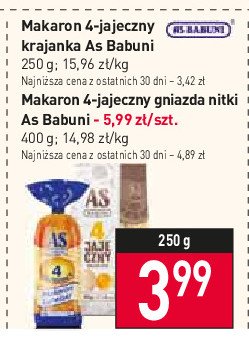 Makaron gniazda-nitki As-babuni lubelski promocja