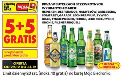 Piwo promocja w Biedronka