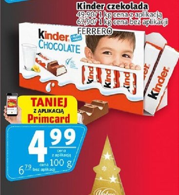 Kinder Czekolada promocja w Prim Market