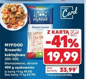 Krewetka koktajlowa obrana Myfood promocja