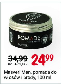 Pasta matuj膮ca do w艂os贸w Masveri promocja