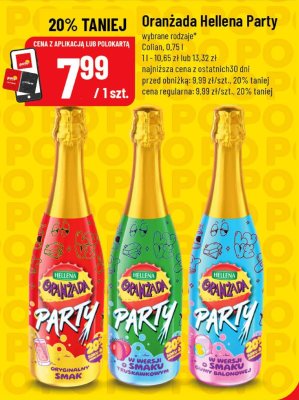 Oranżada Hellena Party wybrane rodzaje Colian promocja w POLOmarket