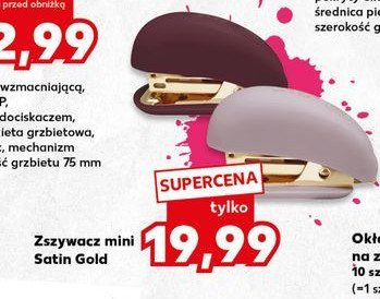 Zszywacz mini satin gold promocja