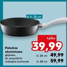 Patelnia aluminiowa 28 cm promocja w Kaufland