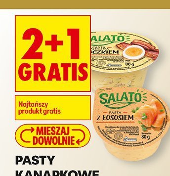 Pasty kanapkowe Salato, 80 g promocja w Biedronka