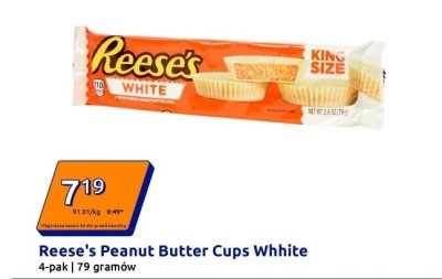 Czekolada Reese's Peanut Butter Cups White promocja w Action