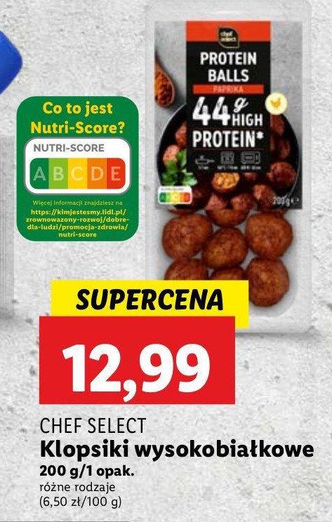 Klopsiki paprykowe Chef select promocja w Lidl