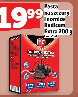 Pasta na szczury i nornice Rodicum Extra 200 g promocja w TOPAZ
