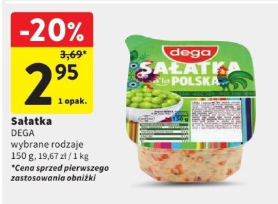 Sałatka DEGA promocja w Intermarche