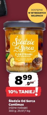 Śledzie Od Serca (różne rodzaje) promocja w Netto