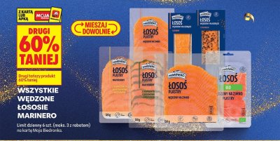 Wszystkie wędzone łososie DRUGI -60% promocja w Biedronka