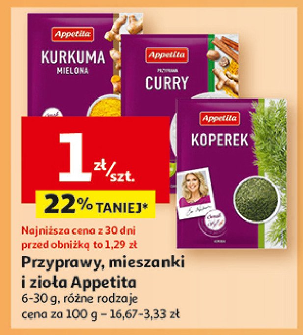 Kurkuma Appetita promocja w Auchan