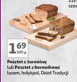 Pasztet z borowikami Indykpol promocja w Auchan