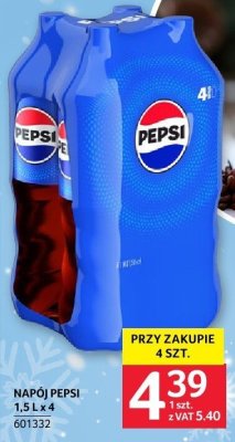 Napój PEPSI 1.5 l x 4 szt. promocja w Selgros