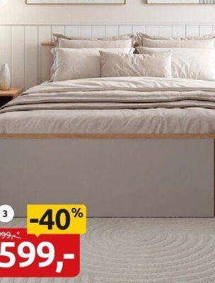 Łóżko LOZ/160 promocja w Black Red White