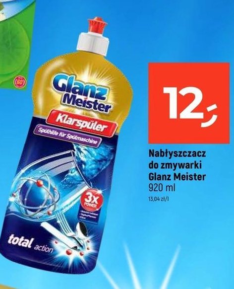 Nabłyszczacz do zmywarki Glanzmeister promocja w Dealz