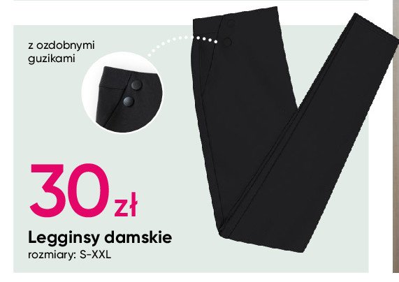 Legginsy damskie s-xxl promocja w Pepco