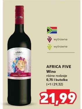 Wino Africa five promocja