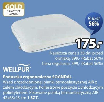 Poduszka ergonomiczna SOGNDAL promocja w Jysk