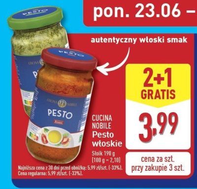 Pesto rosso Cucina nobile promocja