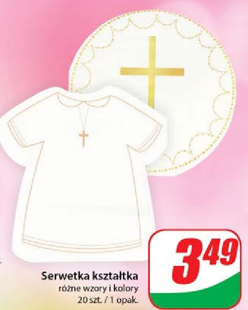 Serwetka kształtka promocja w Dino