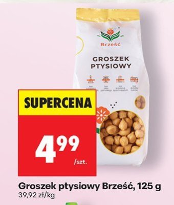 Groszek płysiowy Brzesć, 125 g promocja w Biedronka
