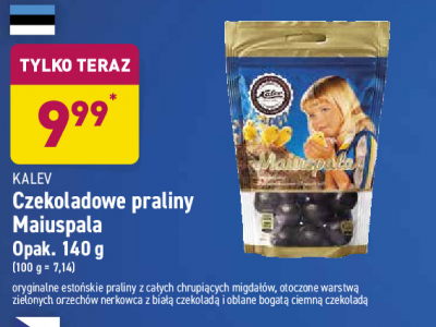 Praliny czekoladowe maiuspala Kalev promocja