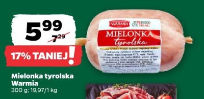 Mielonka tyrolska Warmia promocja w Netto