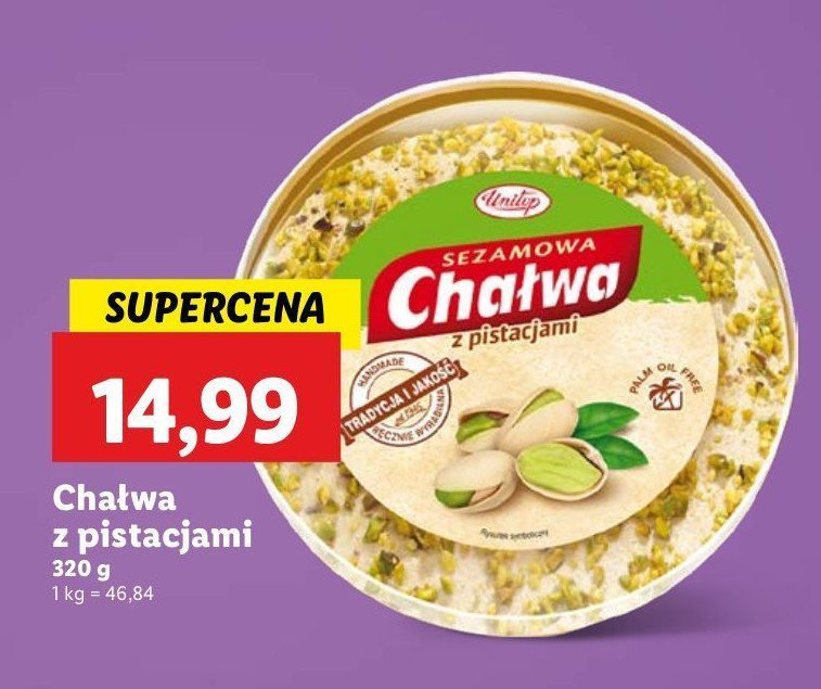 Cha艂wa z pistacjami Unitop promocja
