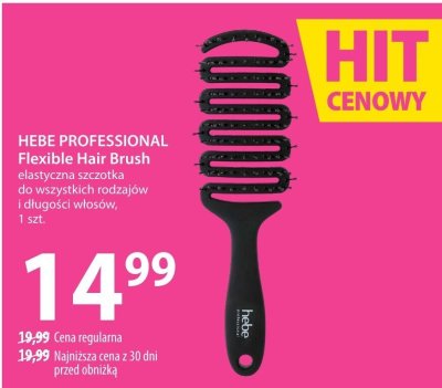 Szczotka do włosów HEBE PROFESSIONAL Flexible Hair Brush elastyczna do wszystkich rodzajów i długości włosów promocja w Hebe