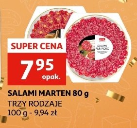 Salami pur porc Marten promocja