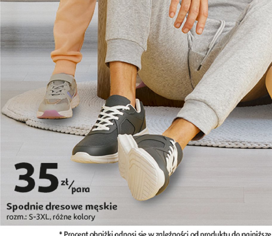 Spodenki dresowe męskie s-3xl Auchan inextenso promocja