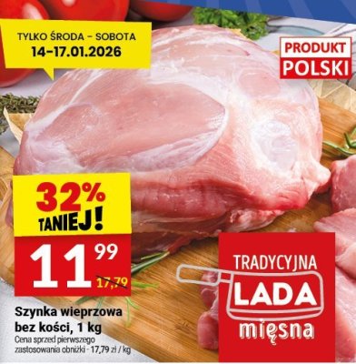 Szynka wieprzowa bez kości 1 kg promocja w Twój Market