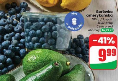 Borówka amerykańska promocja w Dino