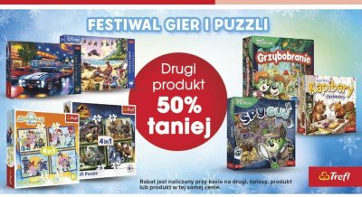 Gry i puzzle różne rodzaje promocja w Carrefour