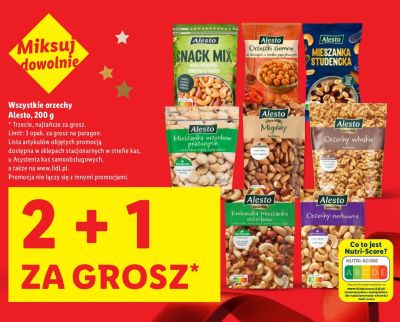 Migdały 200g promocja w Lidl