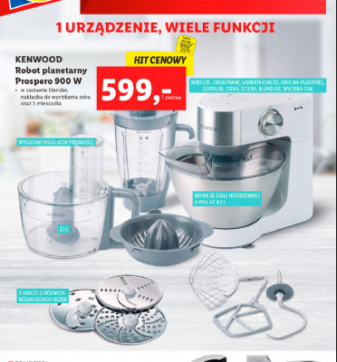 Robot planetarny km289 prospero Kenwood promocja