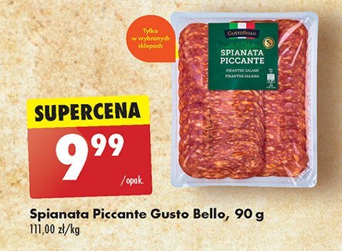 Spinata piccante Gustobello promocja