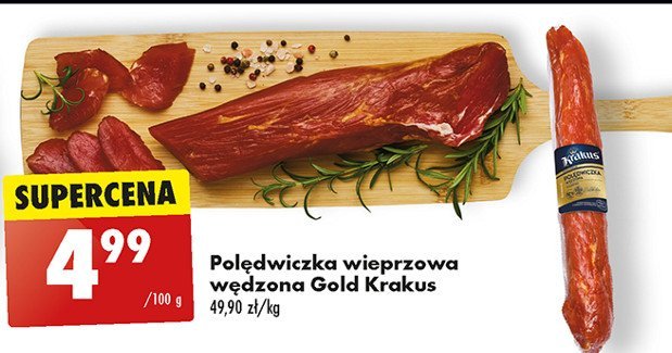 Polędwiczka wieprzowa gold Krakus animex promocja