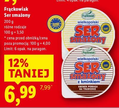 Ser promocja w Lidl